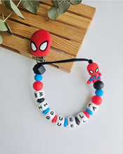 Cargar imagen en el visor de la galería, Chupetero Personalizado ( Modelo Spiderman )
