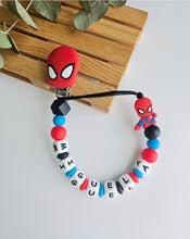 Cargar imagen en el visor de la galería, Chupetero Personalizado ( Modelo Spiderman )