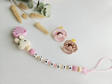 Cargar imagen en el visor de la galería, Chupeteros primera etapa conejo/elefante crochet