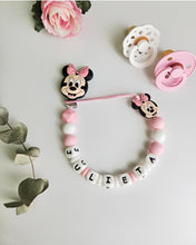 Cargar imagen en el visor de la galería, Chupetero Personalizado ( Modelo Minnie y Mickey )