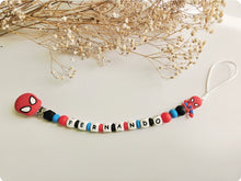 Cargar imagen en el visor de la galería, Chupetero Personalizado ( Modelo Spiderman )