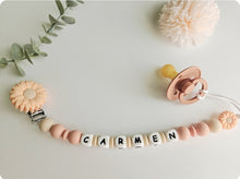 Cargar imagen en el visor de la galería, Chupetero Personalizado ( Modelo Margaritas )
