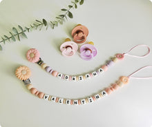 Cargar imagen en el visor de la galería, Chupetero Personalizado ( Modelo Margaritas )