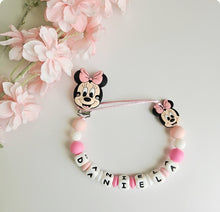 Cargar imagen en el visor de la galería, Chupetero Personalizado ( Modelo Minnie y Mickey )