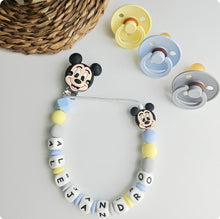 Cargar imagen en el visor de la galería, Chupetero Personalizado ( Modelo Minnie y Mickey )