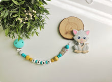 Cargar imagen en el visor de la galería, Chupetero mordedor Personalizado (Modelo Gato)