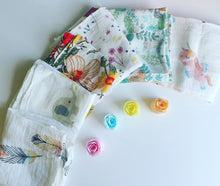 Cargar imagen en el visor de la galería, Muselinas 60x60 Algodón y Bambú