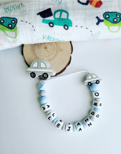 Cargar imagen en el visor de la galería, Chupetero Personalizado ( Modelo Coche )