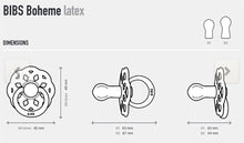 Cargar imagen en el visor de la galería, Chupetes Bibs 6-18 Boheme