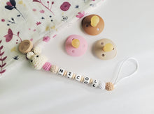 Cargar imagen en el visor de la galería, Chupeteros primera etapa conejo/elefante crochet