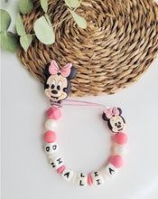 Cargar imagen en el visor de la galería, Chupetero Personalizado ( Modelo Minnie y Mickey )