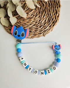 Chupetero Personalizado ( Modelo Stitch )