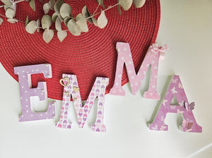 Letras Personalizadas Scrap (Modelo Silvia)