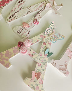 Letras Personalizadas Scrap (Modelo Sheila)