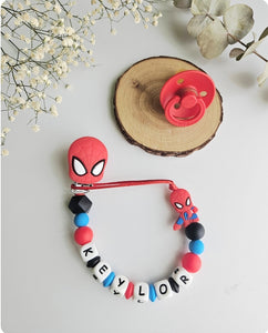 Chupetero Personalizado ( Modelo Spiderman )