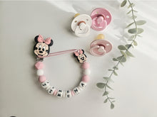 Cargar imagen en el visor de la galería, Chupetero Personalizado ( Modelo Minnie y Mickey )
