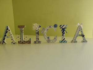 Letras Personalizadas Scrap (Modelo Silvia)