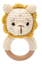 Cargar imagen en el visor de la galería, Sonajero amigurumi animales
