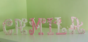 Letras Personalizadas Scrap (Modelo Alexandra)