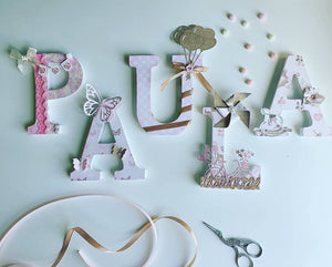 Letras Personalizadas Scrap (Modelo Silvia)