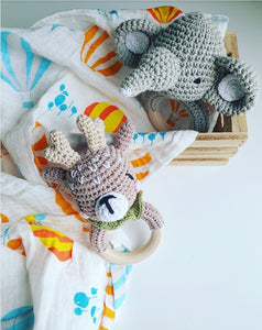 Sonajero amigurumi animales