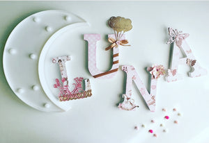 Letras Personalizadas Scrap (Modelo Silvia)