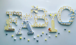 Letras Personalizadas Scrap (Modelo Sheila)