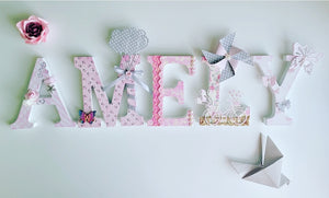 Letras Personalizadas Scrap (Modelo Silvia)