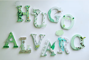 Letras Personalizadas Scrap (Modelo Silvia)