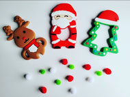 Mordedores para Chupeteros /colgador carrito Navideños