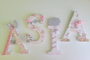 Letras Personalizadas Scrap (Modelo Sheila)