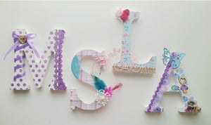 Letras Personalizadas Scrap (Modelo Sheila)