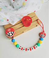 Chupetero Personalizado ( Modelo Mario )