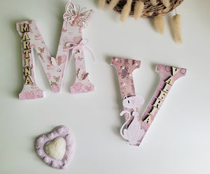 Letras Personalizadas Scrap (Modelo Sheila)