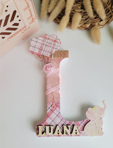 Letras Personalizadas Scrap (Modelo Sheila)