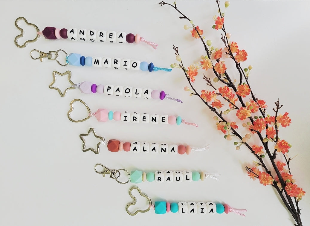 Llaveros Identificador de mochila Alexandra