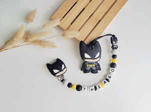 Chupetero Personalizado ( Modelo Batman )