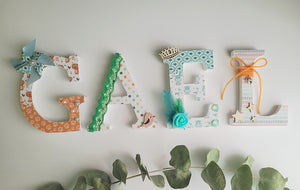 Letras Personalizadas Scrap (Modelo Silvia)